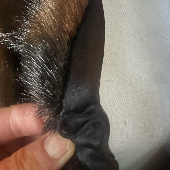 Cejon faux fur jacket large NWOT. Brown and black fully lined. Gorgeous colors - Picture 5 of 13